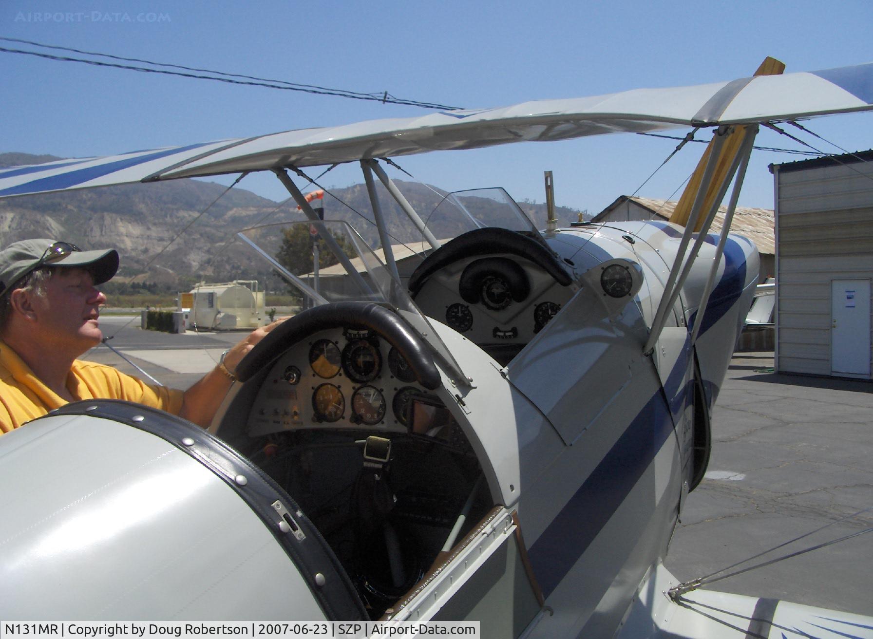N131MR, 1954 Bucker E3B Jungmann C/N 468, 1954 Bucker-Jungmann E3B, Lycoming O&VO-360 180 Hp upgrade with Ellison throttle body injection, panels