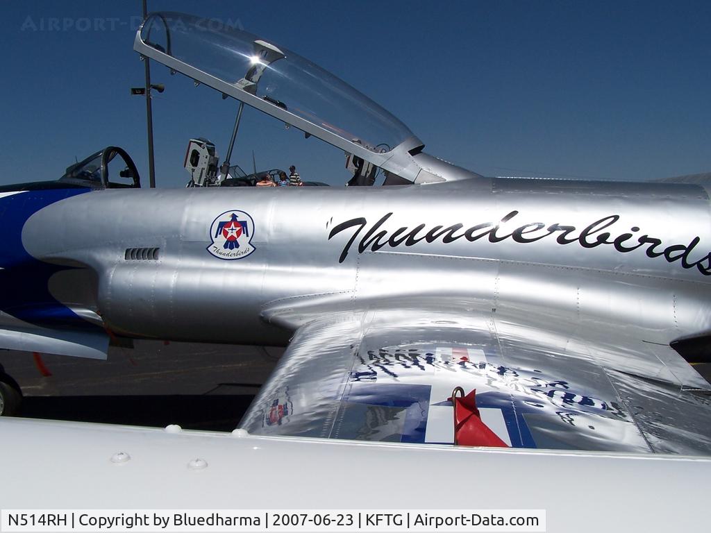 N514RH, 2000 Lockheed T-33 C/N 001, Port Wing View