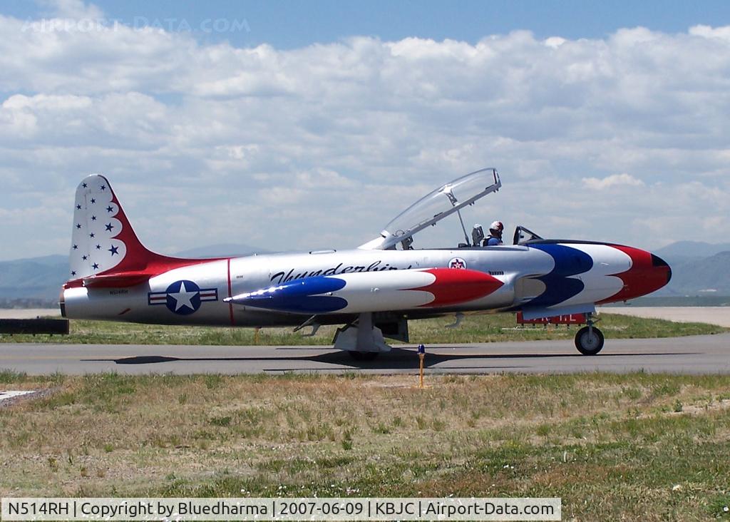 N514RH, 2000 Lockheed T-33 C/N 001, Side Profile