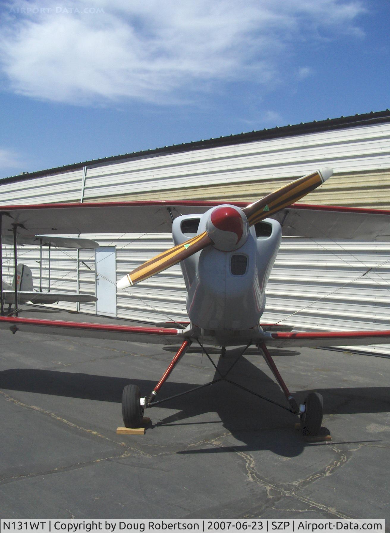 N131WT, 1954 CASA 1-131E Jungmann C/N 2020, 1954 Trautmann C.A.S.A. 1.131-E Bucker Jungmann, Lycoming O-350?, MT prop