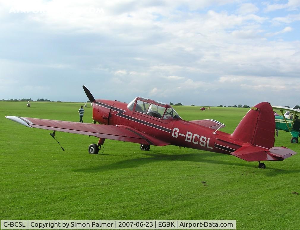 G-BCSL, 1951 De Havilland DHC-1 Chipmunk 22 C/N C1/0524, Chipmunk at Sywell