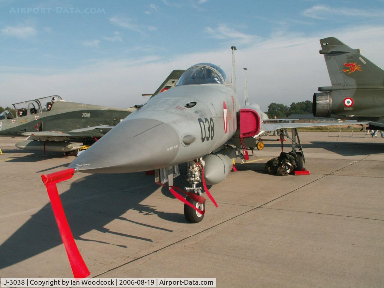 J-3038, 1979 Northrop F-5E Tiger II C/N L.1038, Northrop F-5E/Austrian Air Force/Laage Show