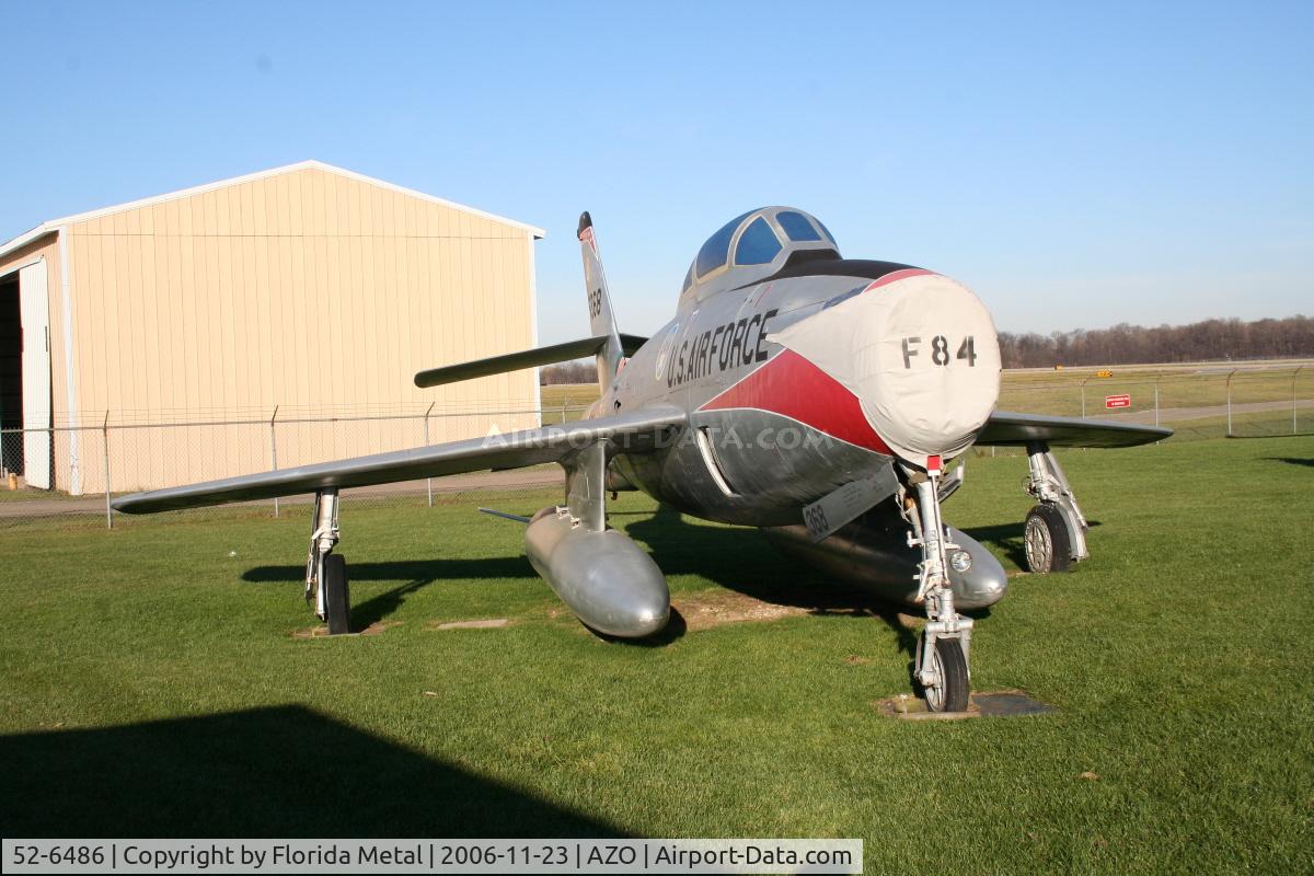 52-6486, 1952 Republic F-84F-35-RE Thunderstreak C/N Not found 52-6486, F-84