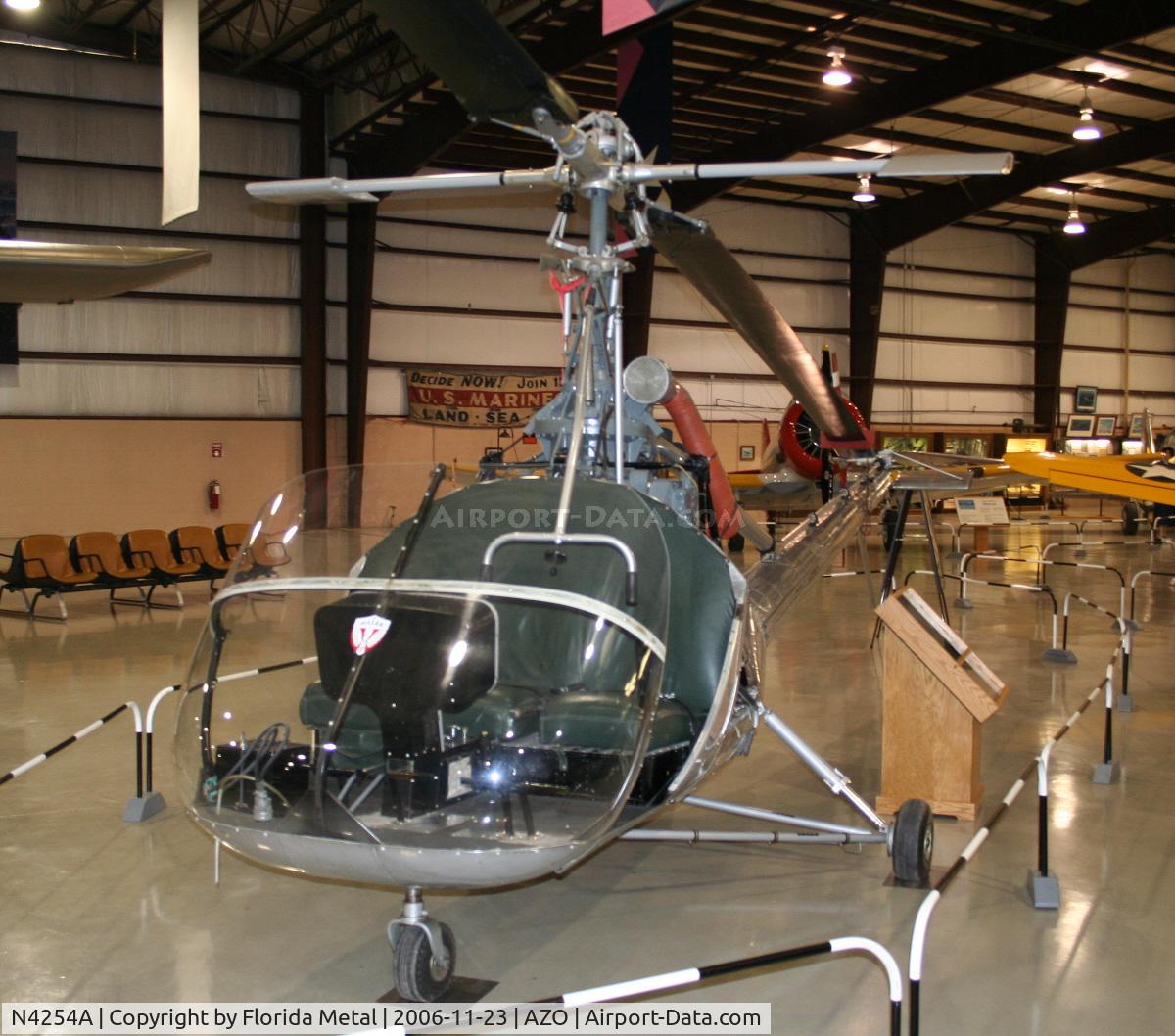 N4254A, 1950 Hiller UH-12A C/N 229, Hiller UH-12C