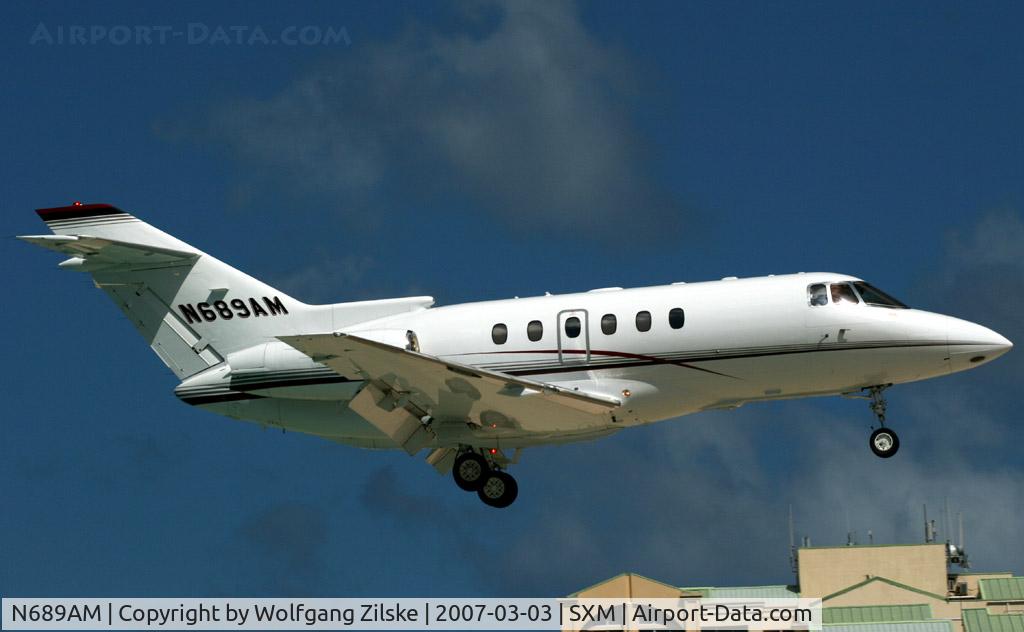 N689AM, 2004 Raytheon HAWKER 800XP C/N 258665, visitor