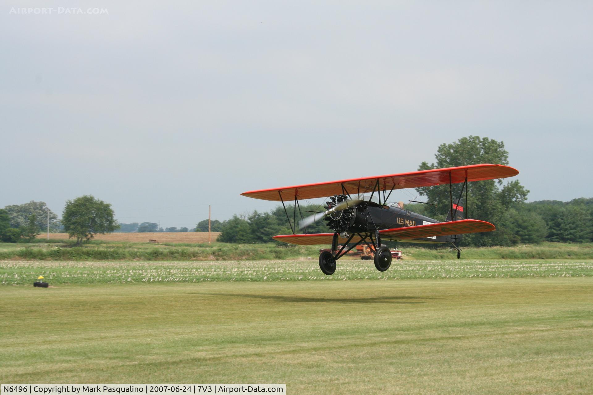 N6496, 1928 Stearman C3-B Sport Commercial C/N 207, Stearman C3-B