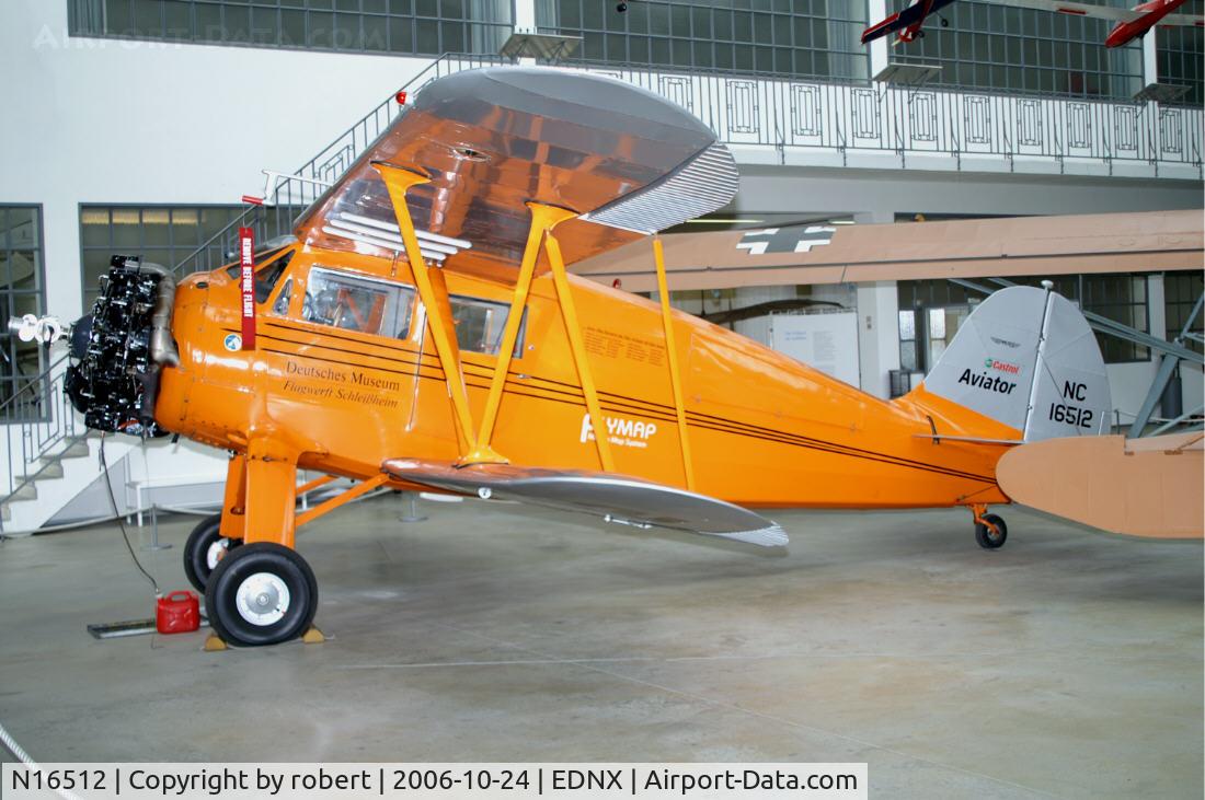 N16512, 1936 Waco YKS-6 C/N 4504, Deutsche Museum.