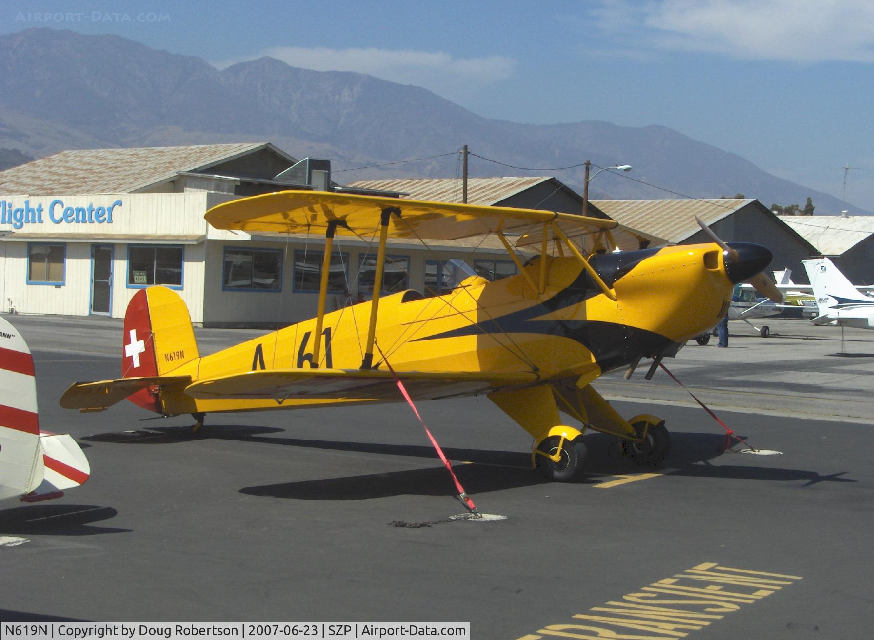 N619N, 1961 CASA 1-131E Jungmann C/N 2188, 1961 C.A.S.A. BU 1.131E Bucker Jungmann