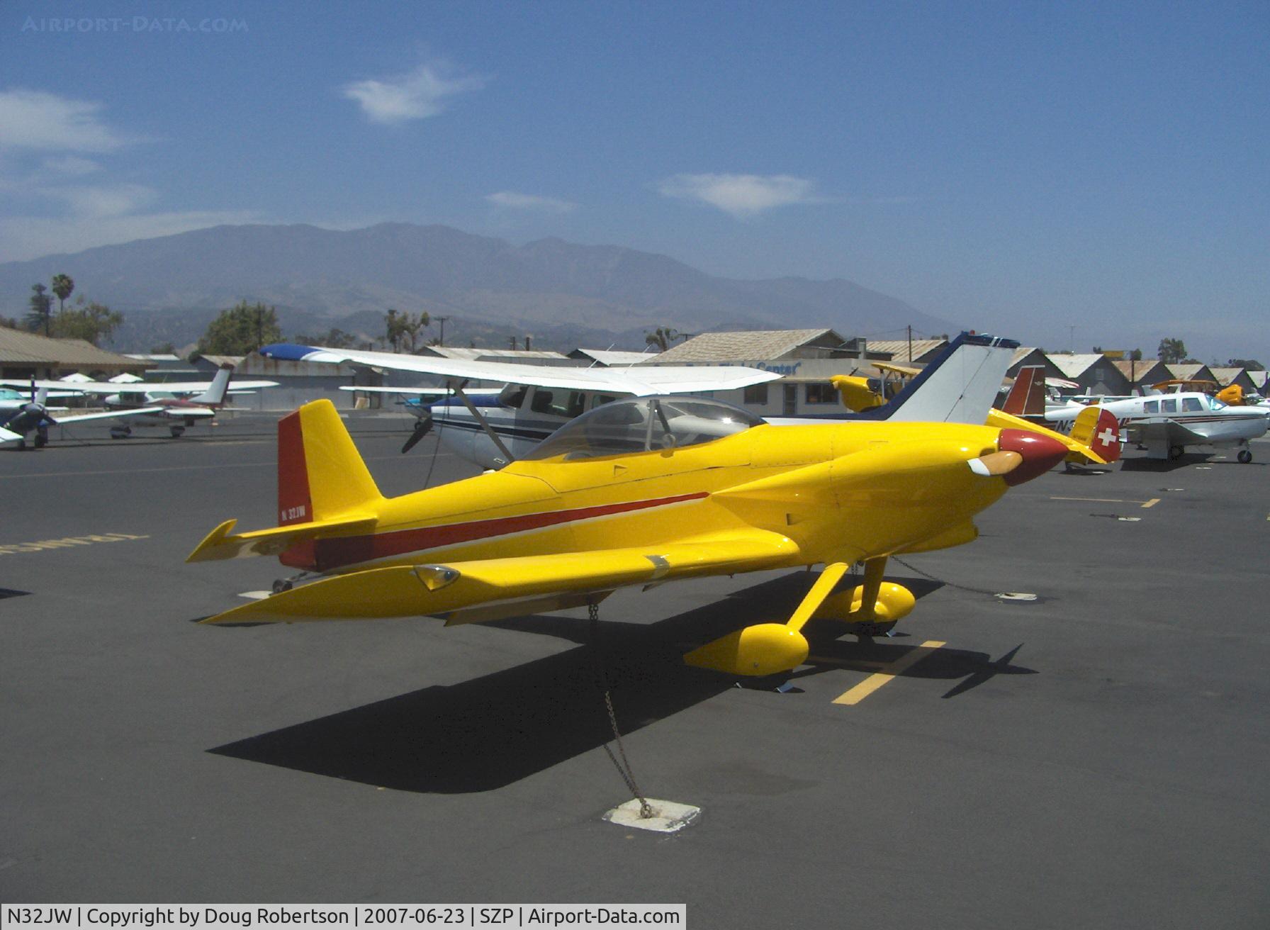 N32JW, 1989 Van's RV-4 C/N 1367, 1989 Weidner VAN's RV-4, Lycoming O-320