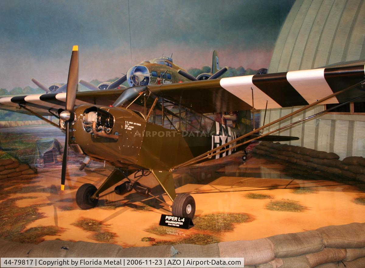 44-79817, 1944 Piper L-4H Grasshopper (J3C-65D) C/N 12113, L-4