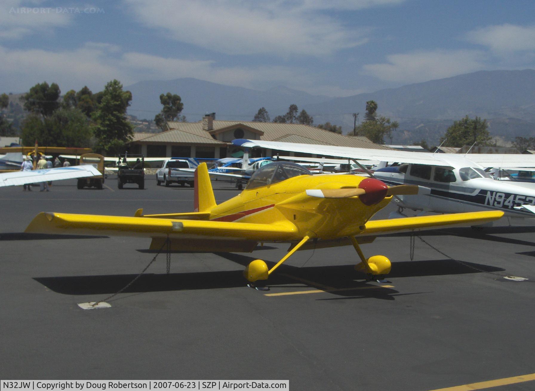 N32JW, 1989 Van's RV-4 C/N 1367, 1989 Weidner VAN's RV-4, Lycoming O-320