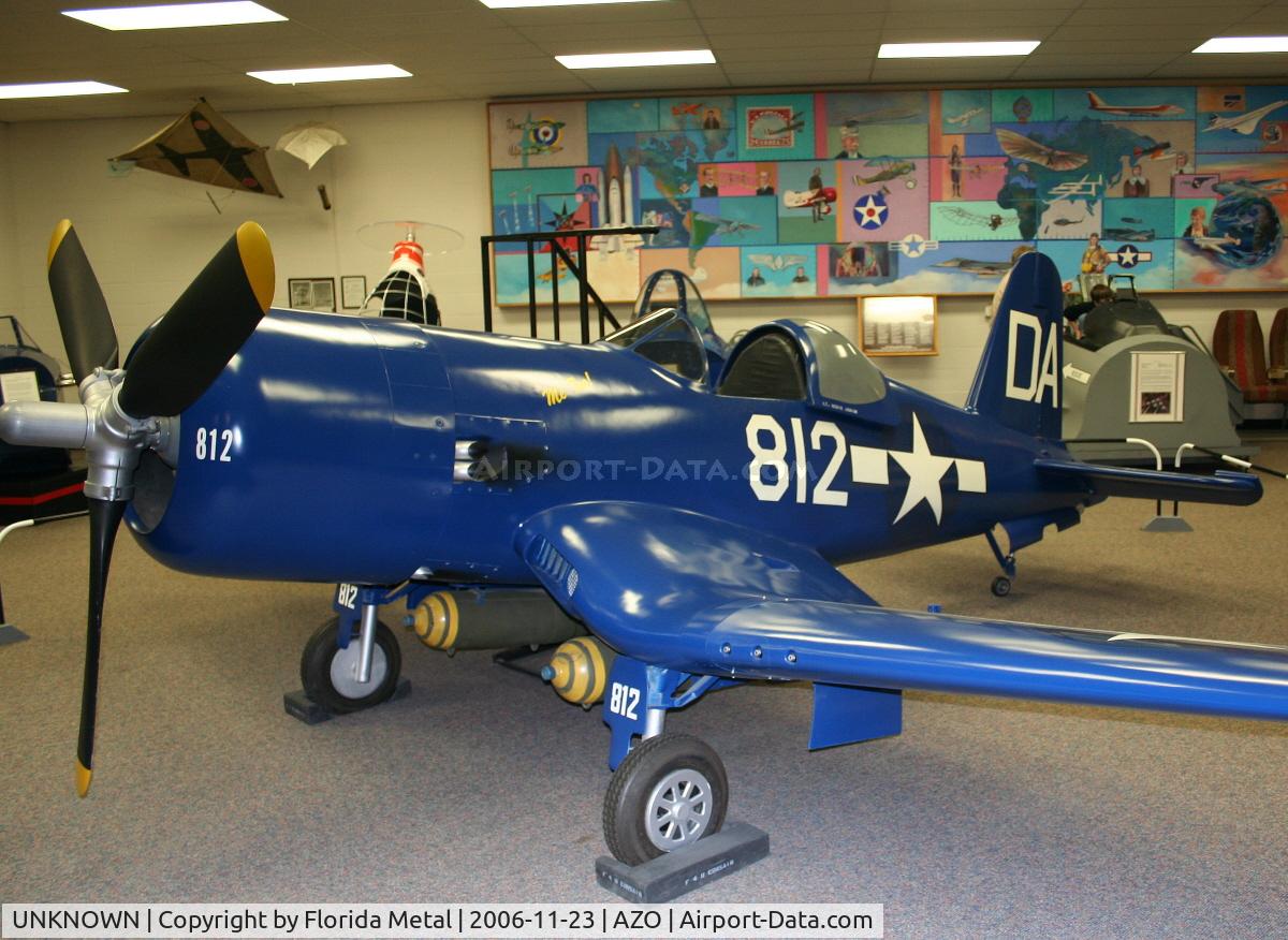 UNKNOWN, Miscellaneous Various C/N unknown, Mini F4U
