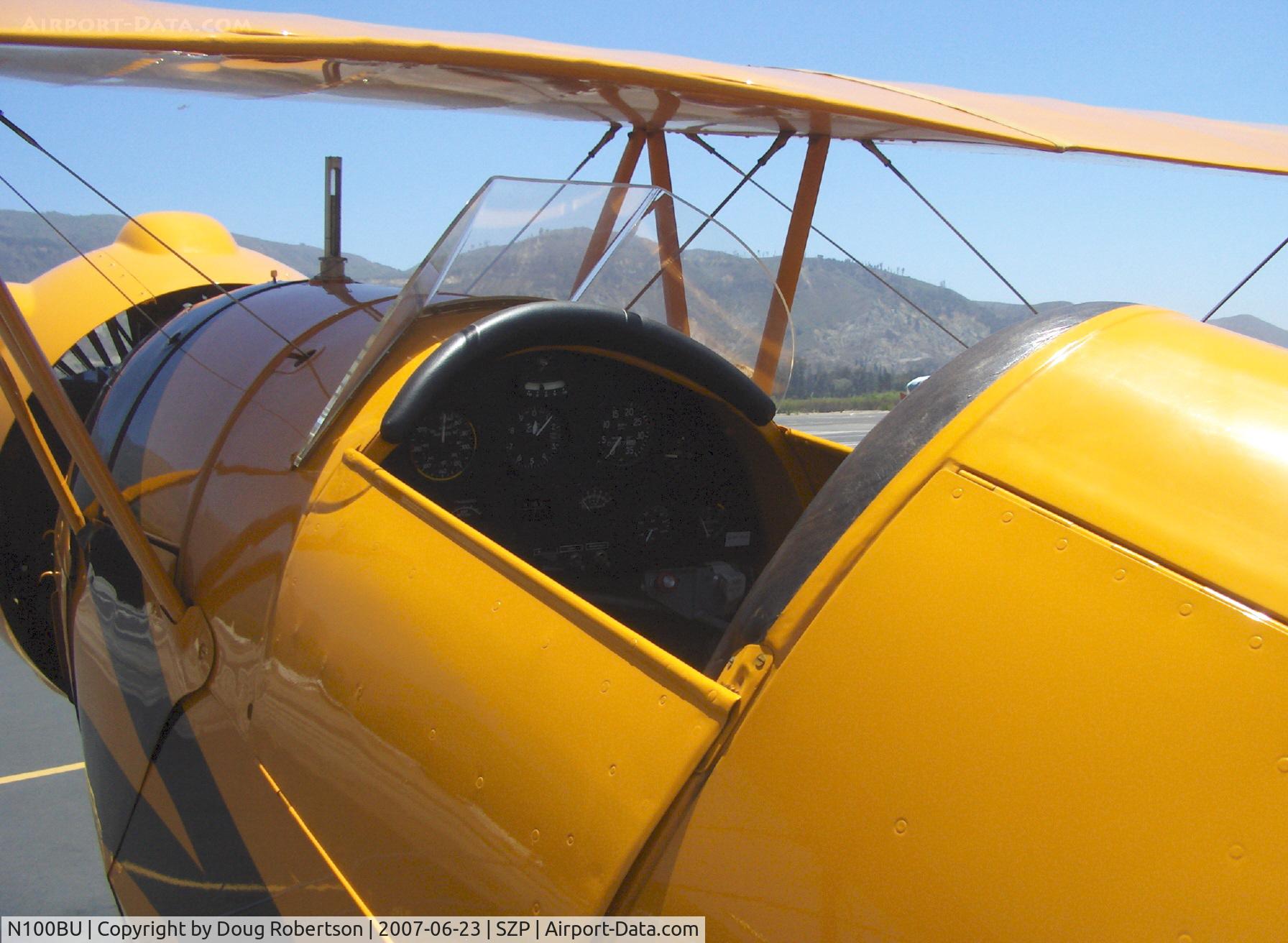 N100BU, 1939 Doflug Bu-133 Jungmeister C/N 19, 1939 Dornier BU 133 JUNGMEISTER, Lycoming O-360-A1D 180 Hp, cockpit