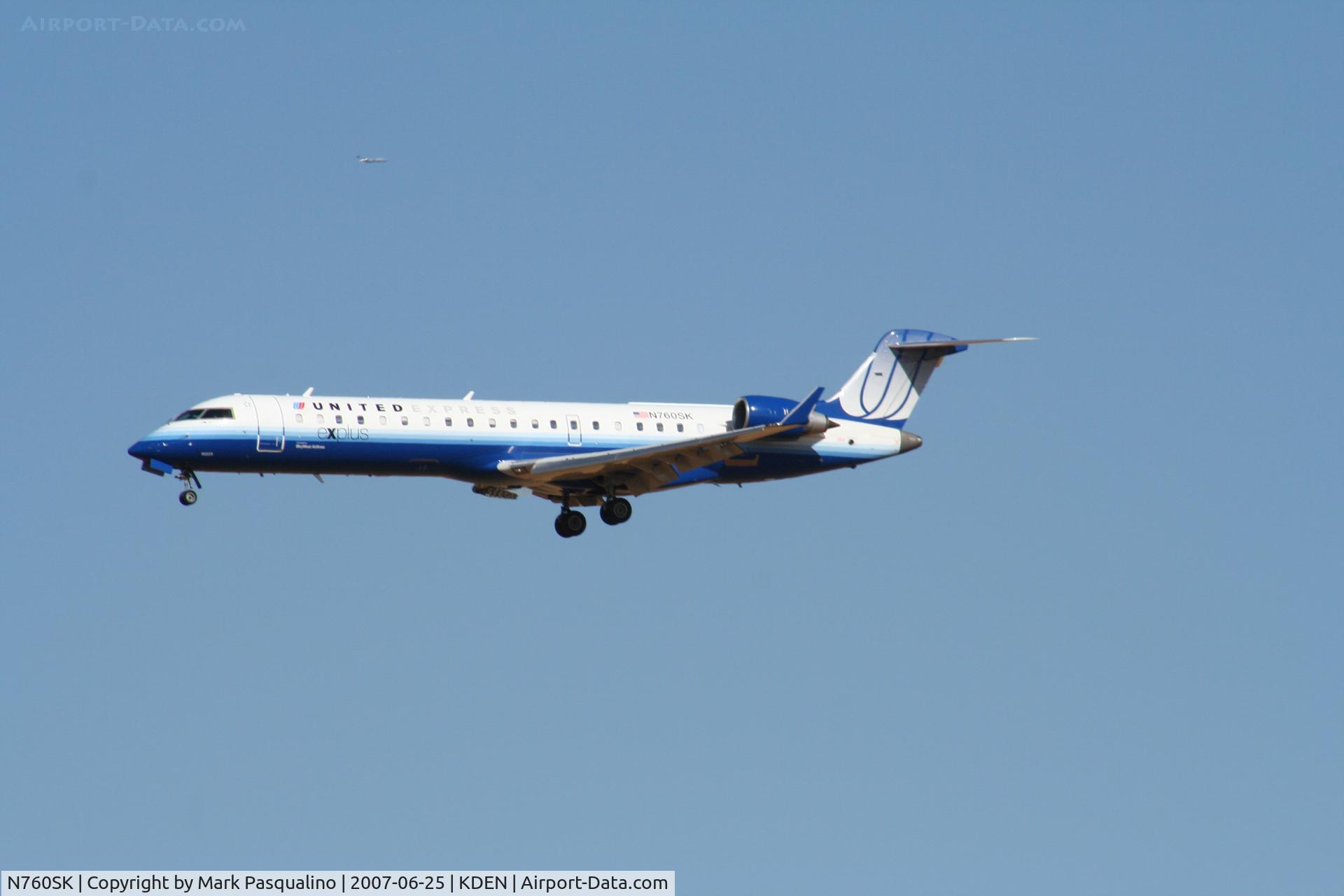 N760SK, 2005 Bombardier CRJ-701ER (CL-600-2C10) Regional Jet C/N 10223, CL-600-2C10