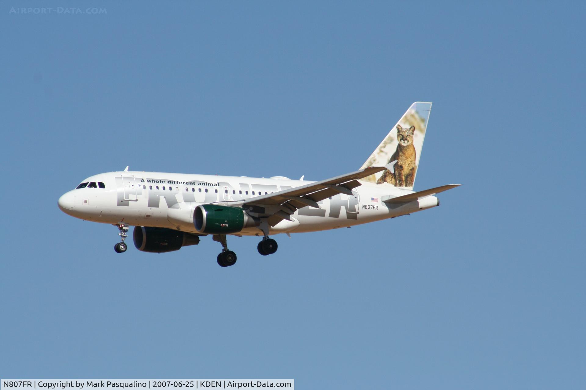 N807FR, 2004 Airbus A318-111 C/N 2276, Airbus A318