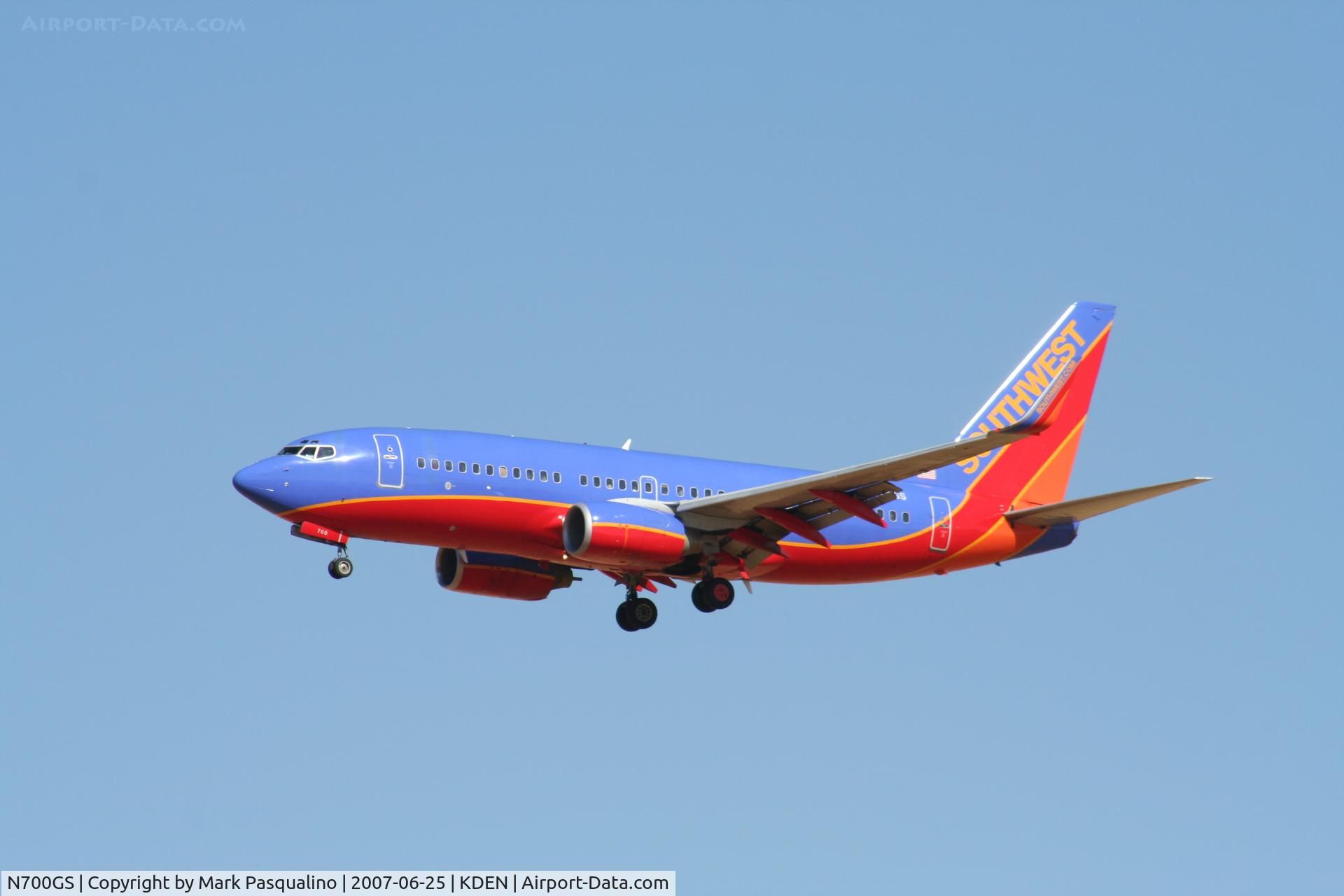 N700GS, 1997 Boeing 737-7H4 C/N 27835, Boeing 737-700