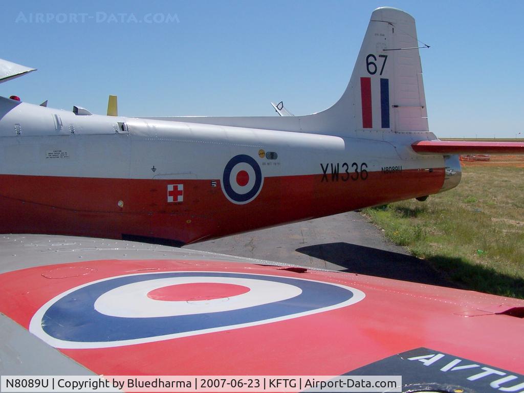 N8089U, 1974 BAC 84 Jet Provost T.5A C/N EEP/JP/1000, Wing View