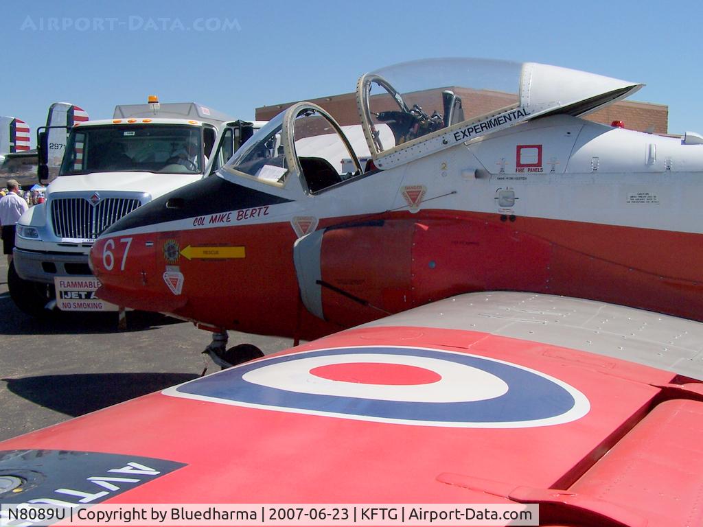 N8089U, 1974 BAC 84 Jet Provost T.5A C/N EEP/JP/1000, Wing View
