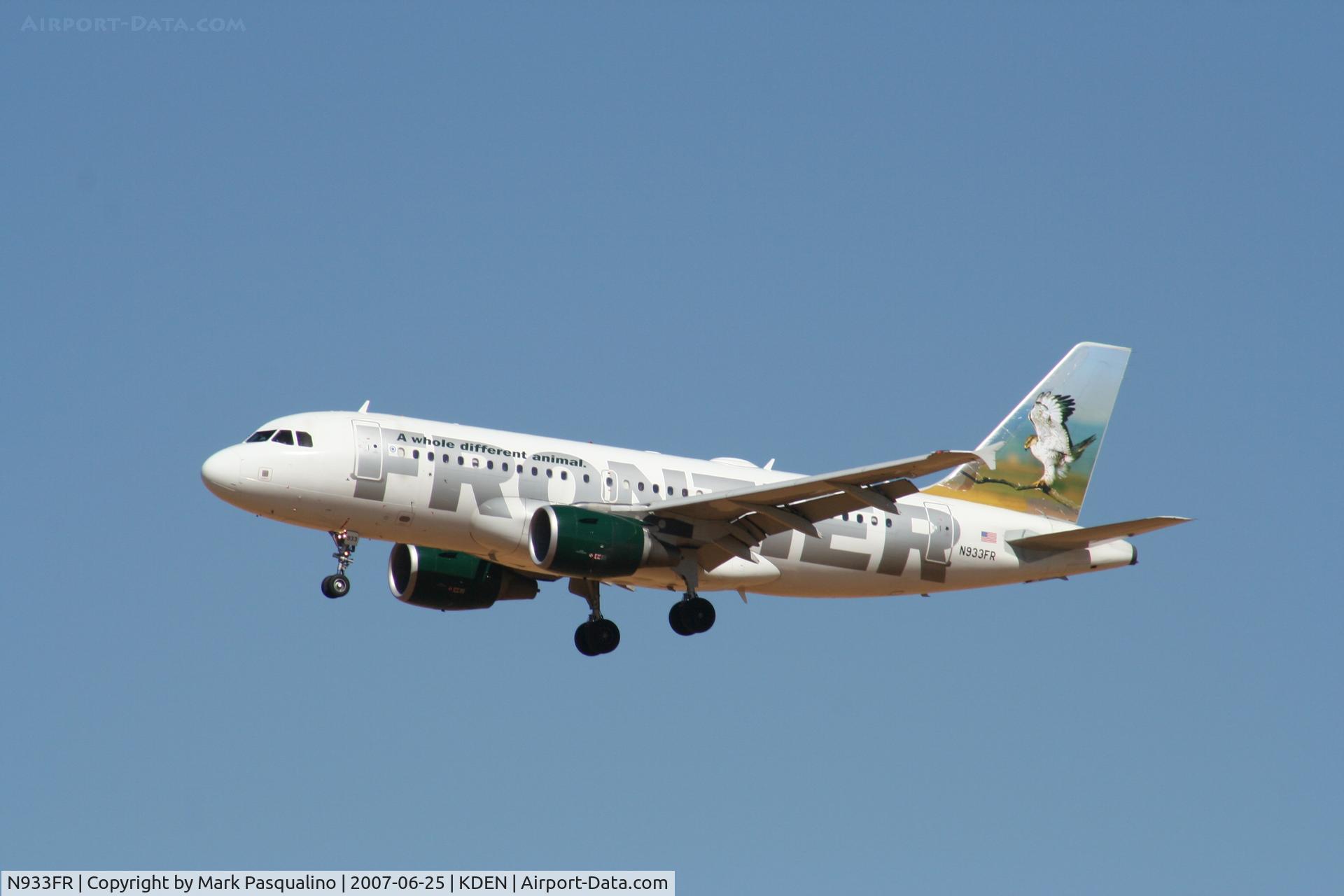 N933FR, 2004 Airbus A319-111 C/N 2260, Airbus A319