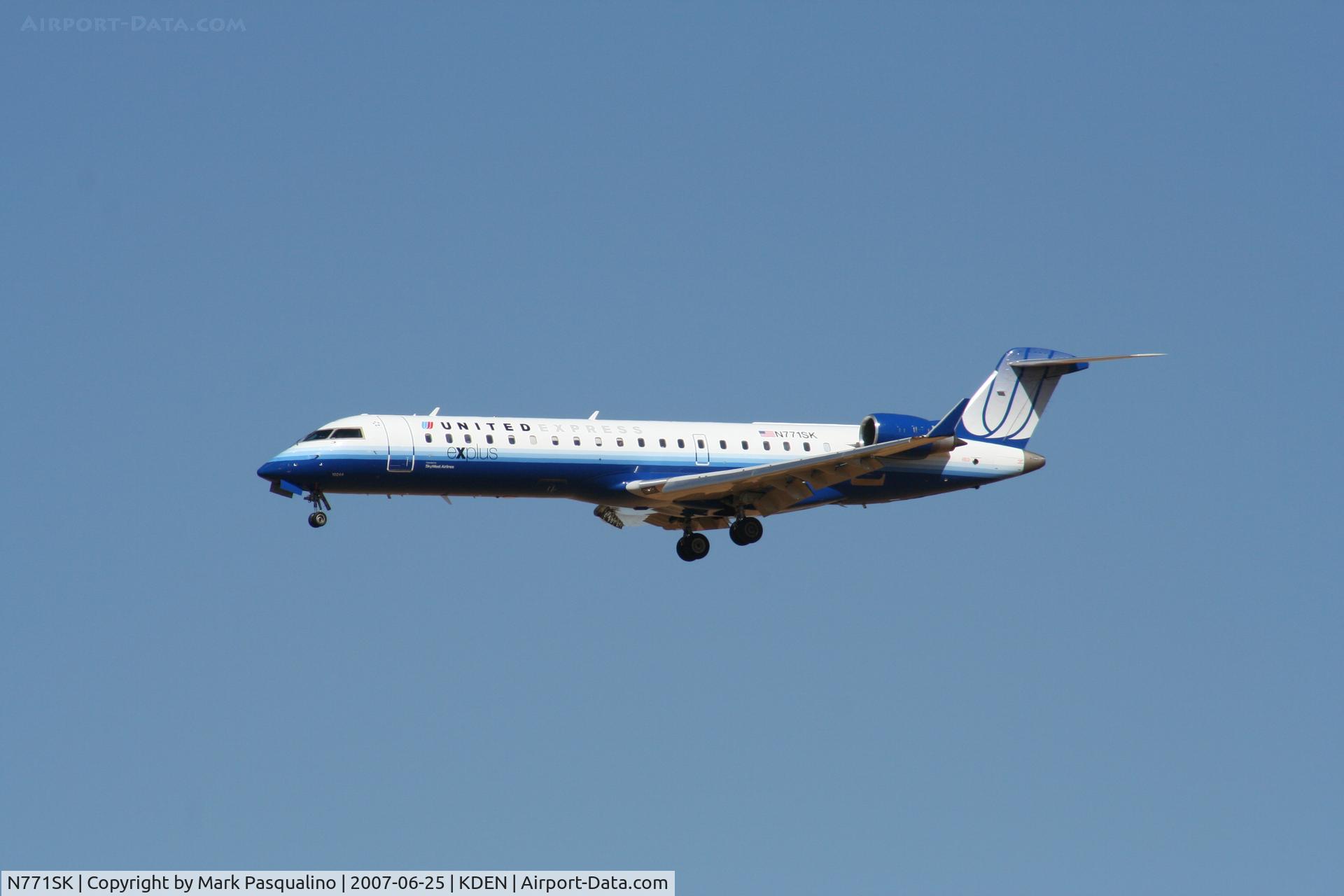 N771SK, 2006 Bombardier CRJ-700 (CL-600-2C10) Regional Jet C/N 10244, CL-600-2C10