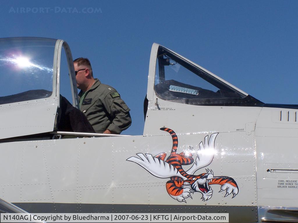 N140AG, 1956 North American T-28C Trojan C/N 226-88, Nose Art