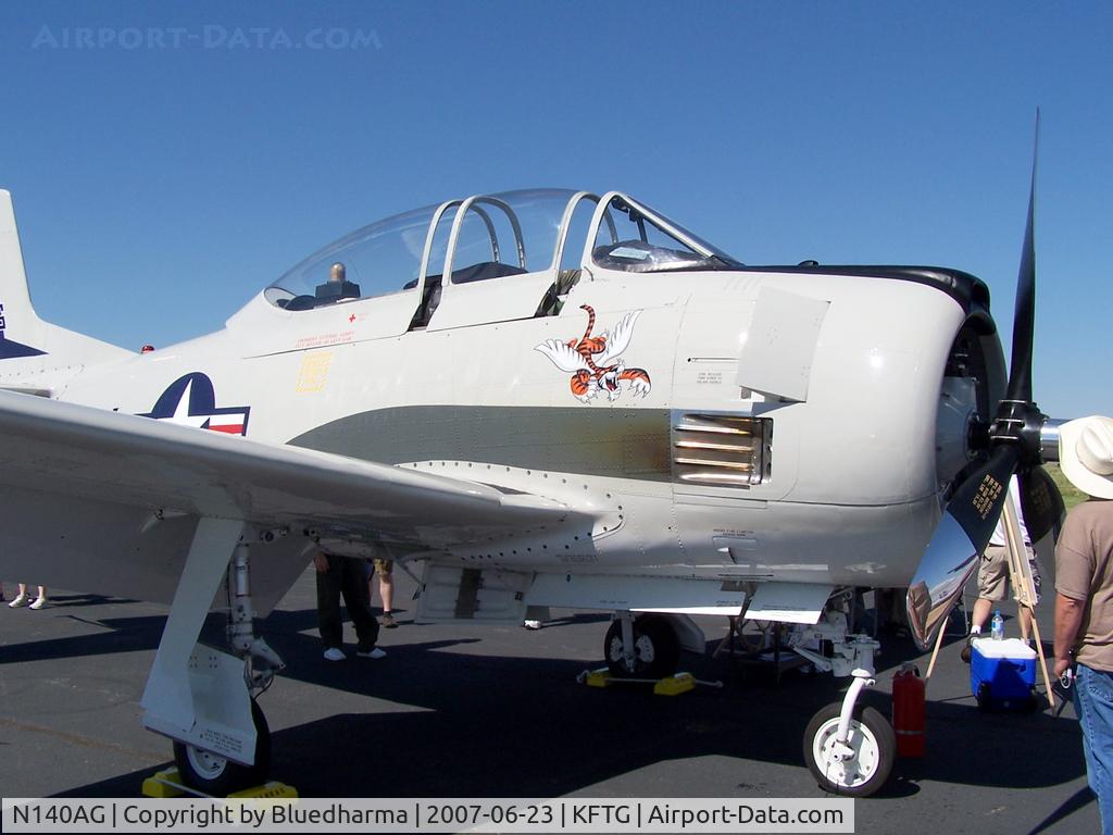 N140AG, 1956 North American T-28C Trojan C/N 226-88, Side View