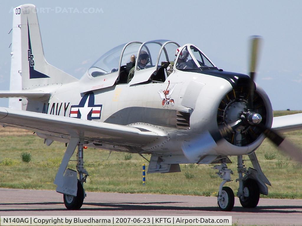 N140AG, 1956 North American T-28C Trojan C/N 226-88, Taxi
