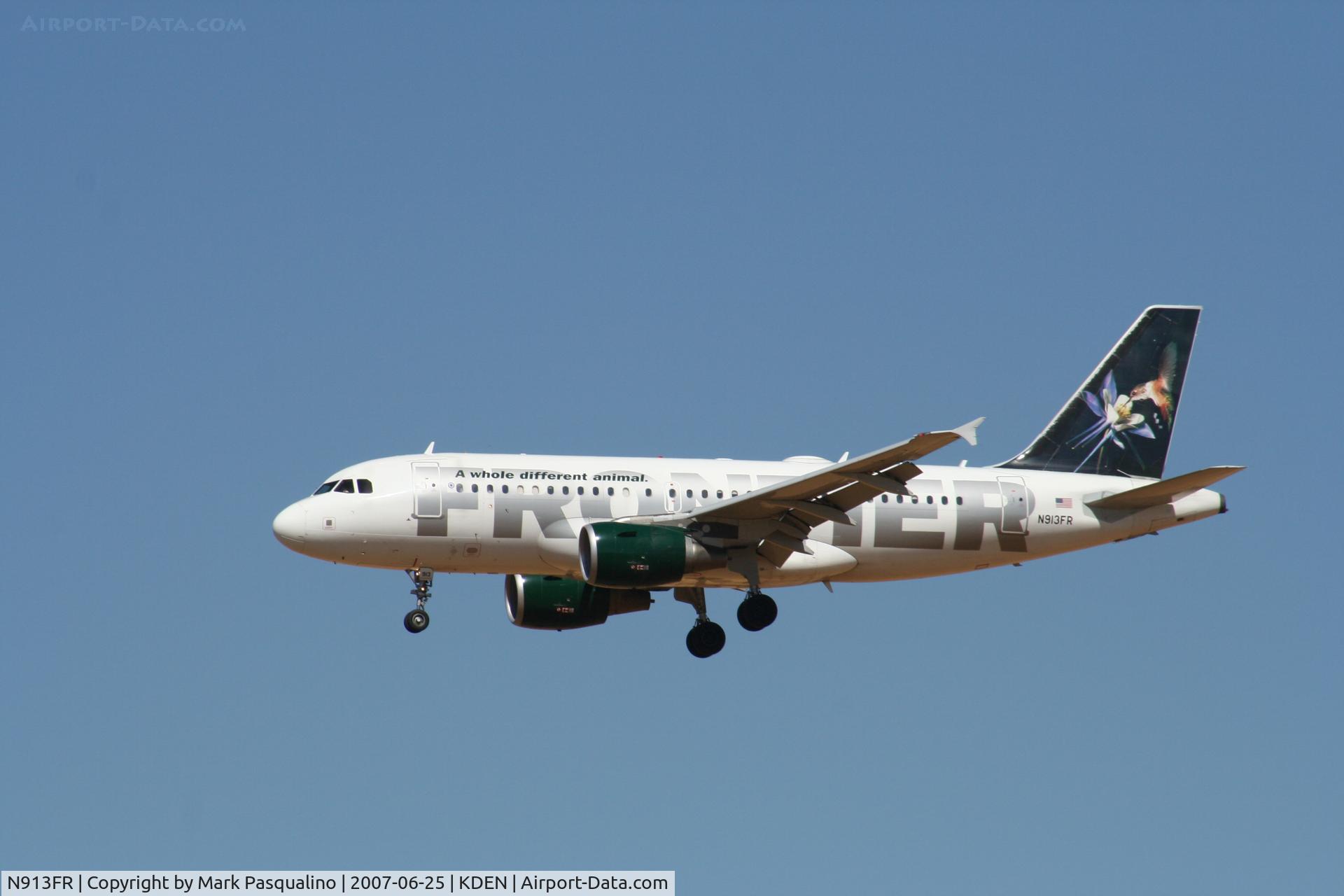 N913FR, 2002 Airbus A319-111 C/N 1863, Airbus A319