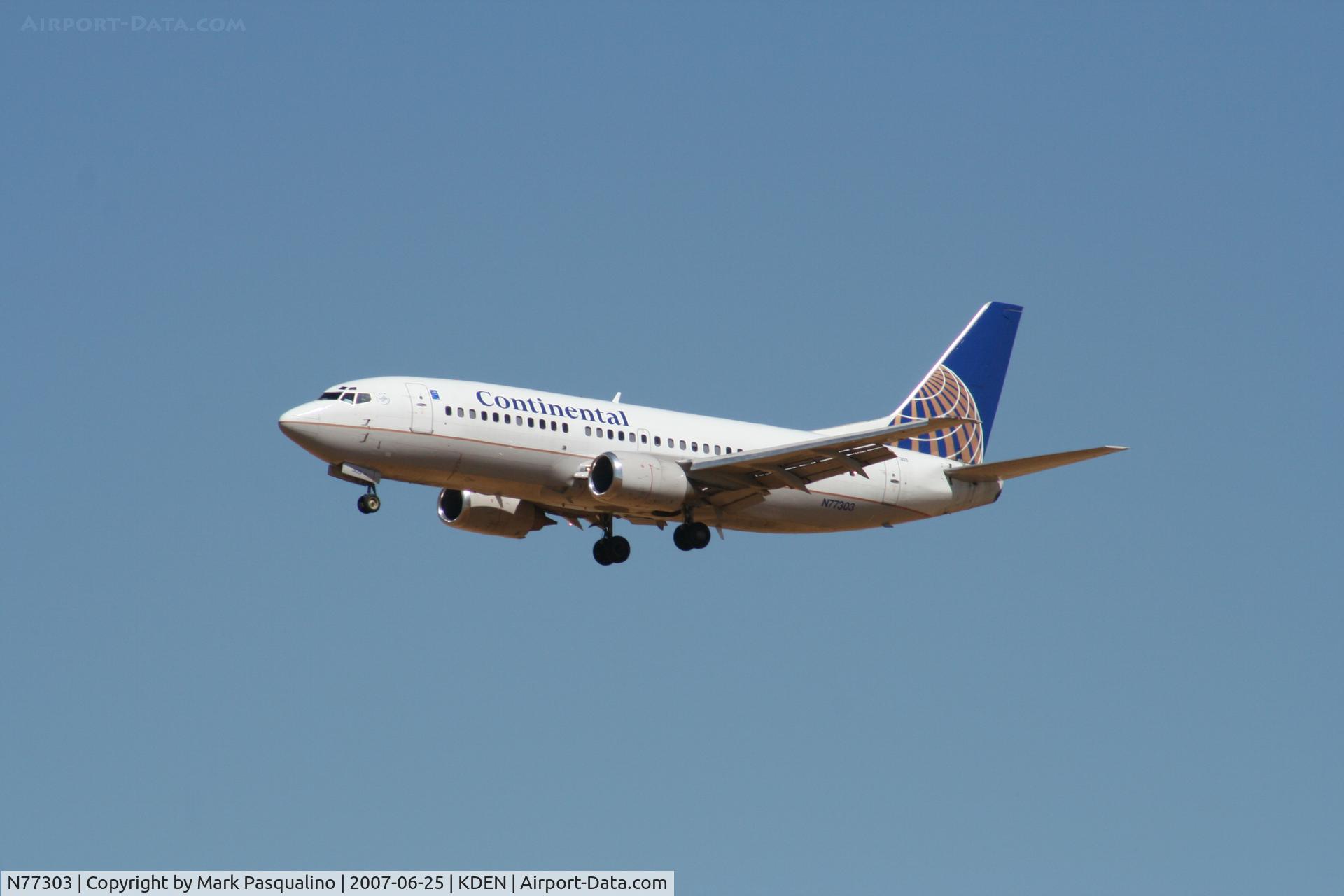 N77303, 1985 Boeing 737-3TO C/N 23354, Boeing 737-300