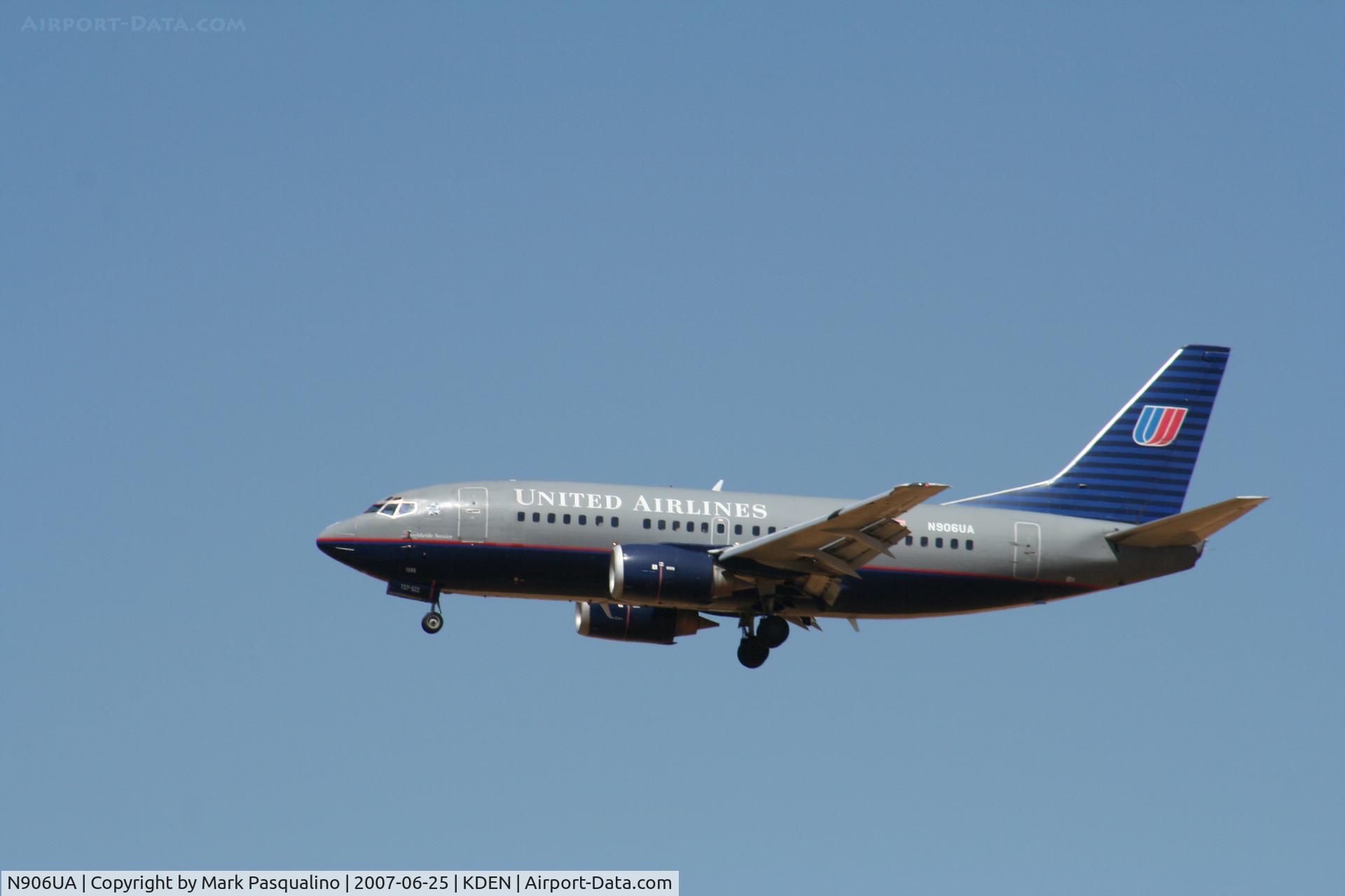 N906UA, 1991 Boeing 737-522 C/N 25006, Boeing 737-500