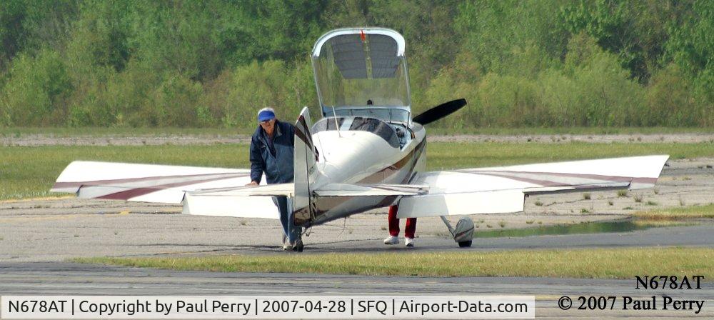 N678AT, 1991 Vans RV-6 C/N 1 (N678AT), Just a little manual push-back