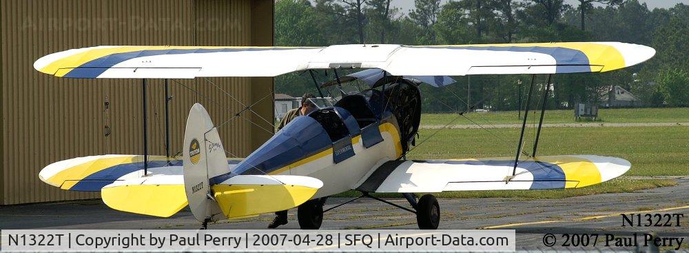 N1322T, 1949 Nord Stampe SV-4C C/N 1077, Nestled between the hangars