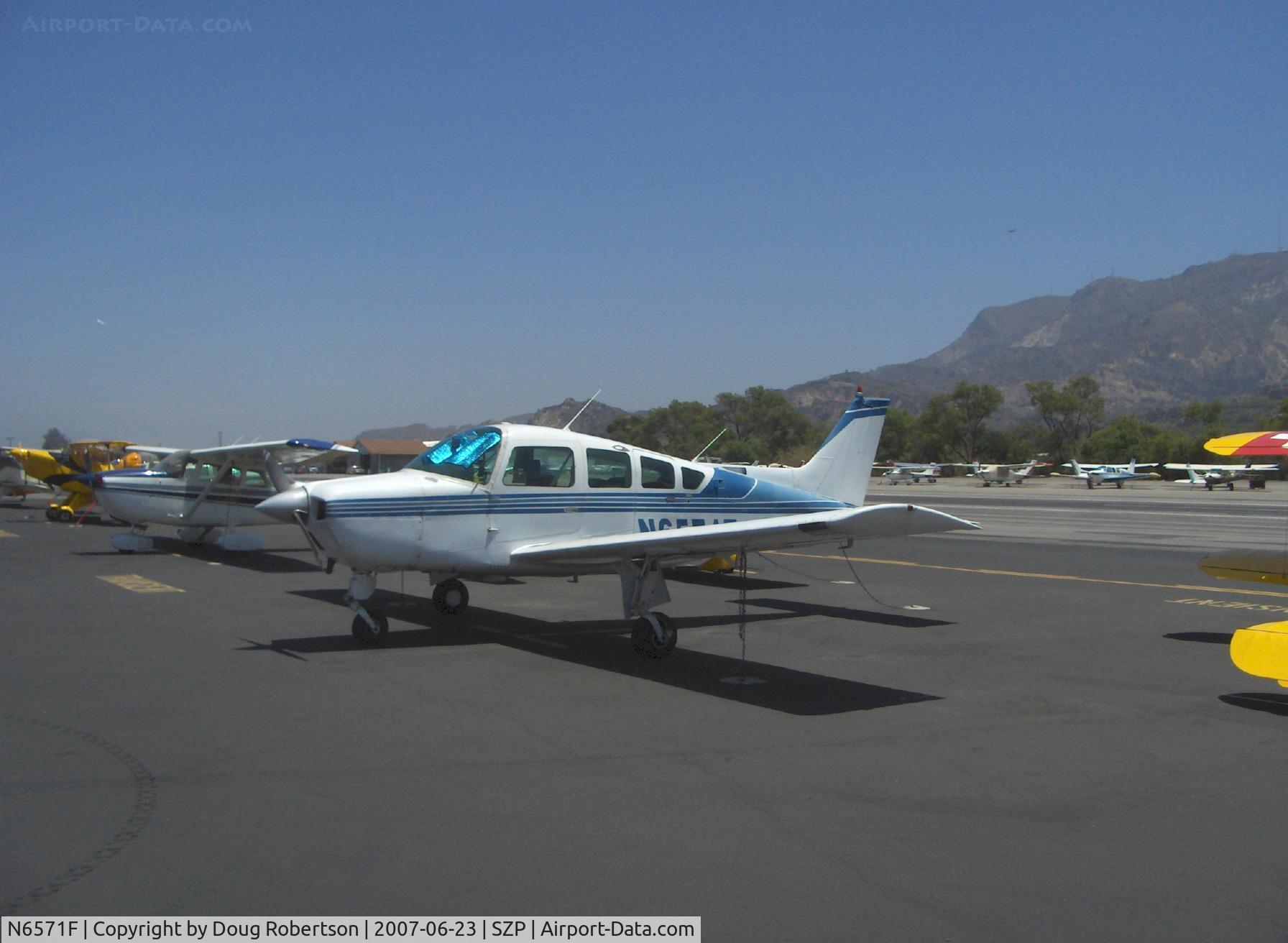 N6571F, 1983 Beech C24R C/N MC-789, 1983 Beech C24R SIERRA 200, Lycoming O&VO-360 200 Hp