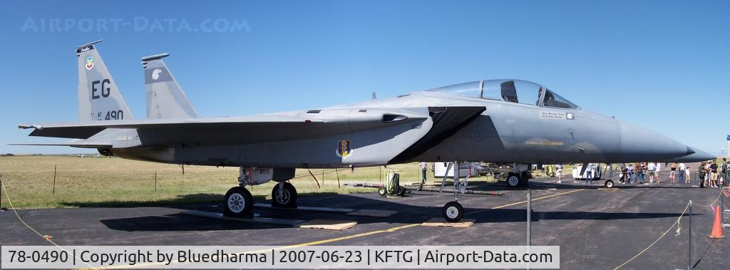 78-0490, 1978 McDonnell Douglas F-15C Eagle C/N 0472/C023, Parked, side profile
