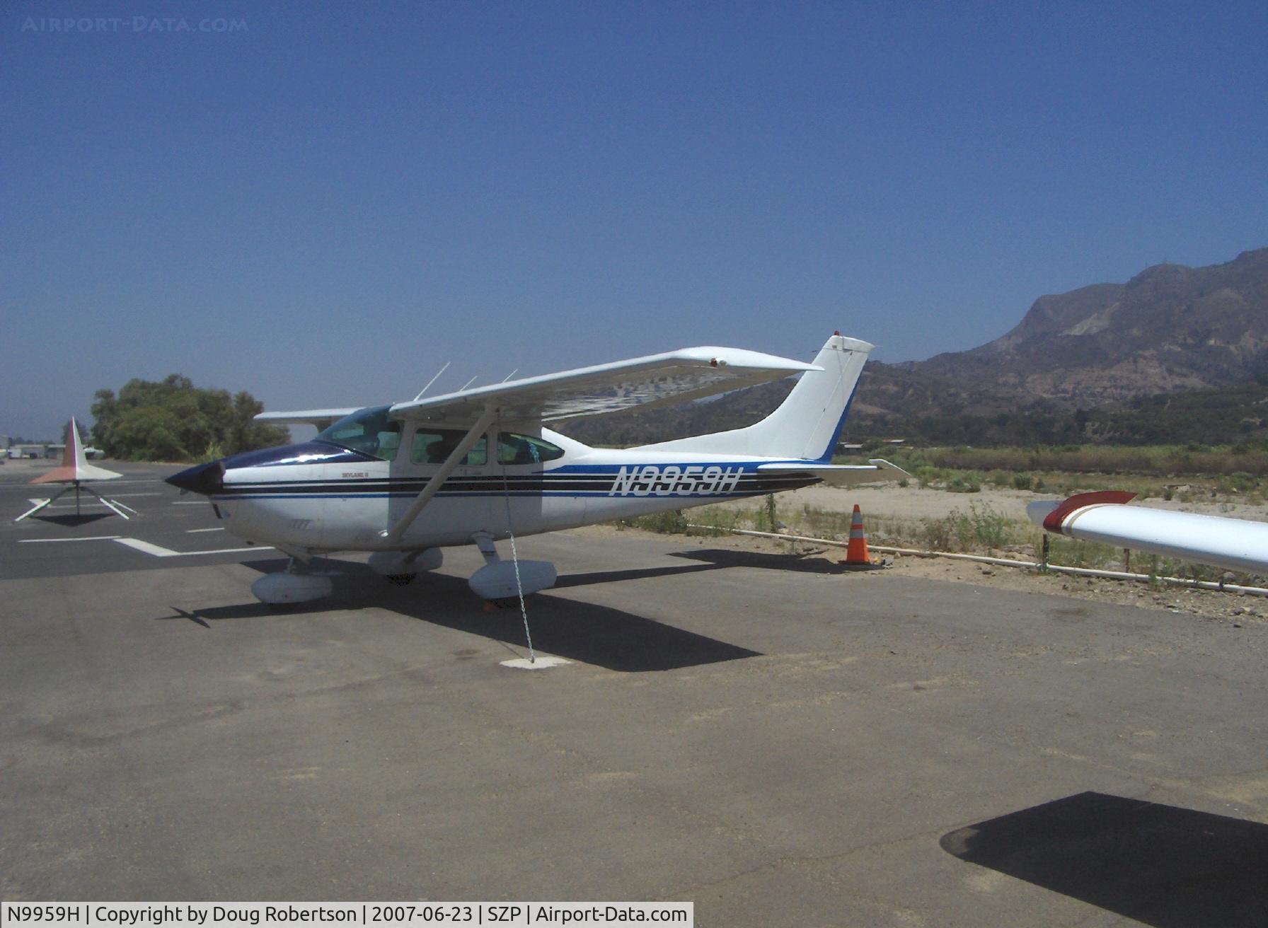 N9959H, 1981 Cessna 182R Skylane C/N 18268144, 1981 Cessna 182R SKYLANE, Continental O-470-U 230 hp