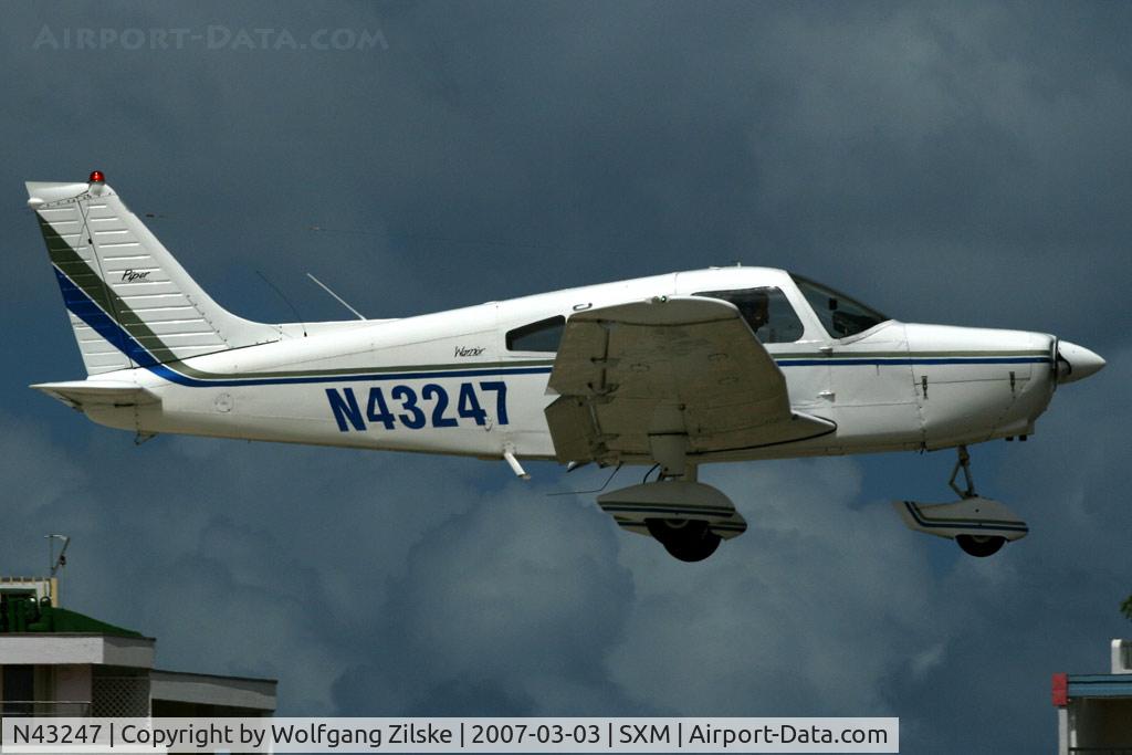 N43247, 1974 Piper PA-28-151 Cherokee Warrior C/N 28-7415456, visitor