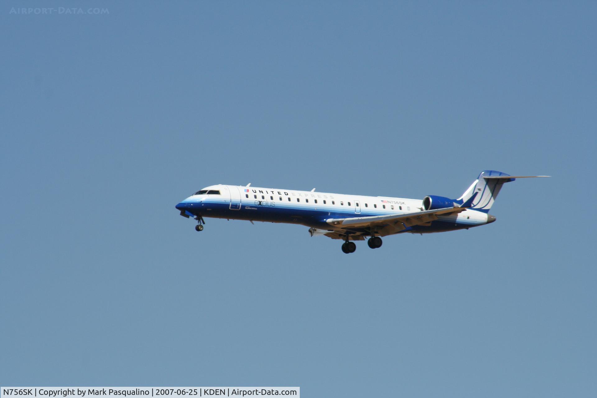 N756SK, 2005 Bombardier CRJ-701ER (CL-600-2C10) Regional Jet C/N 10221, CL-600-2C10