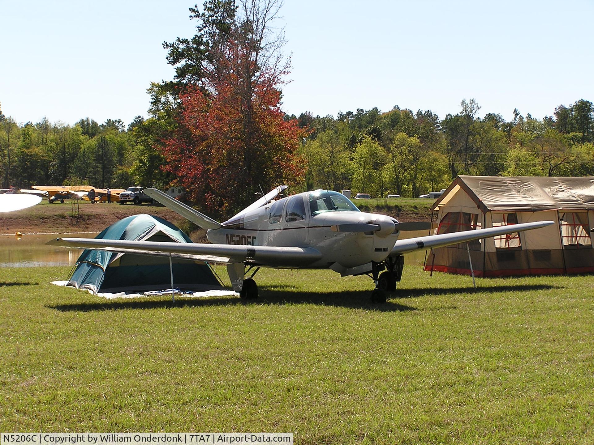 N5206C, 1950 Beech B35 Bonanza C/N D-2551, N5206c at Reklaw flyin