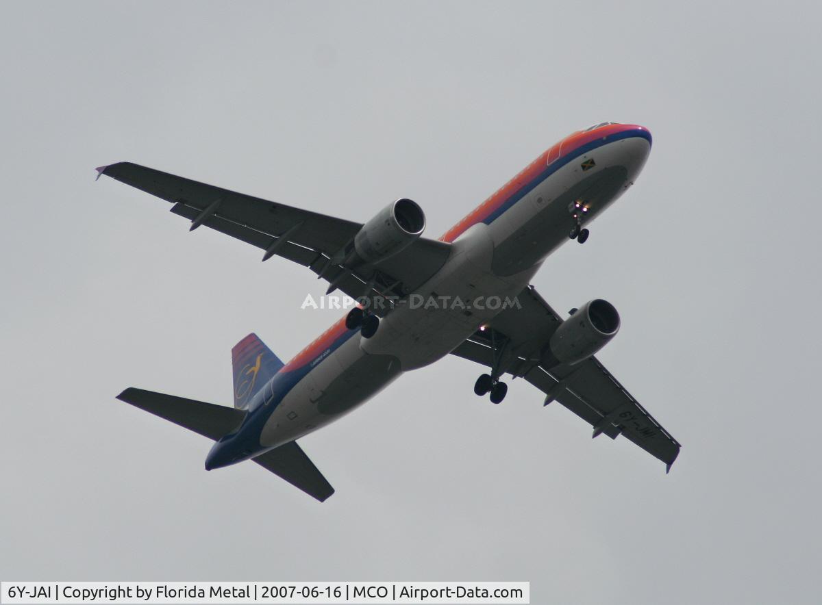 6Y-JAI, 1997 Airbus A320-214 C/N 628, Air Jamaica