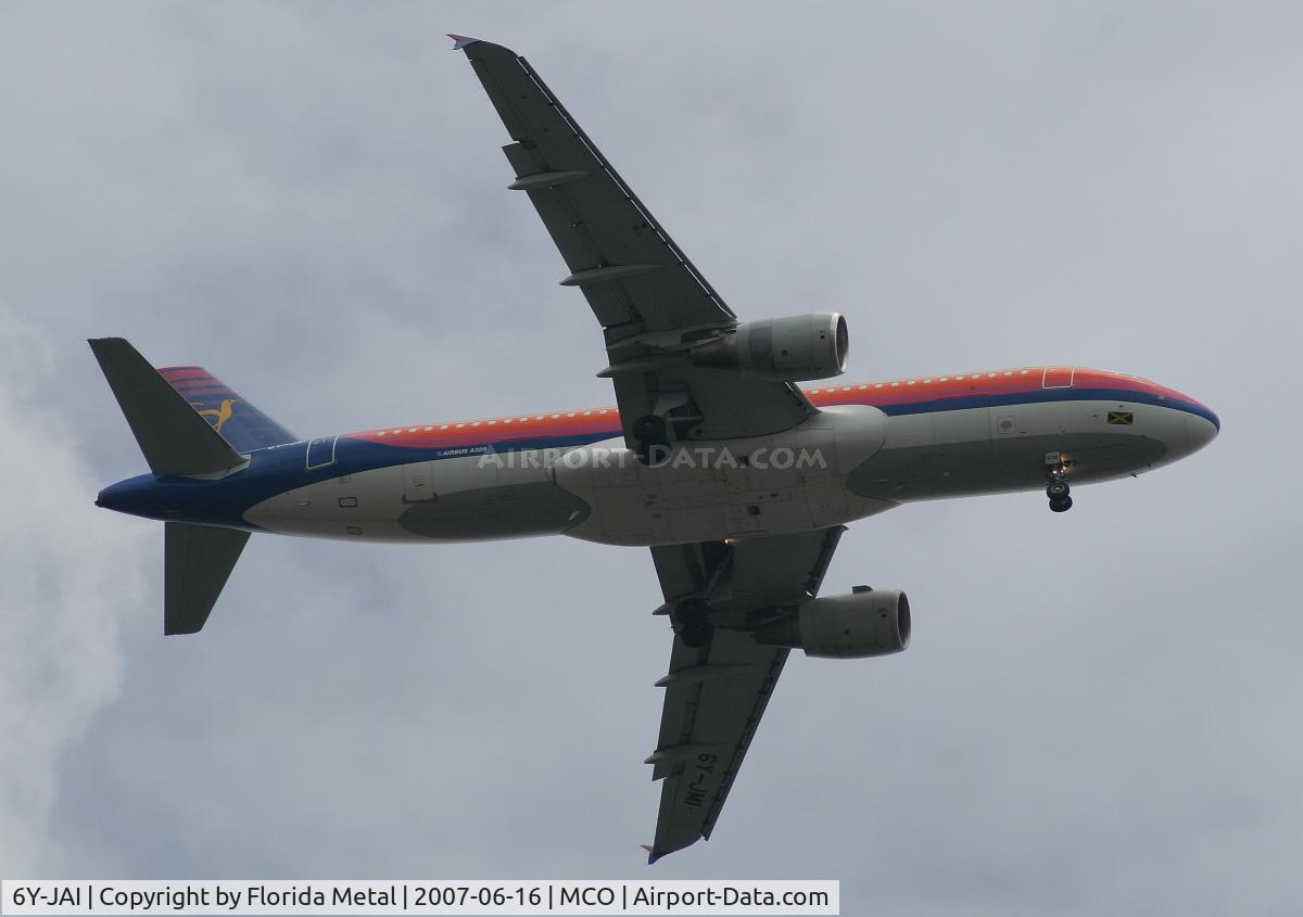 6Y-JAI, 1997 Airbus A320-214 C/N 628, Air Jamaica