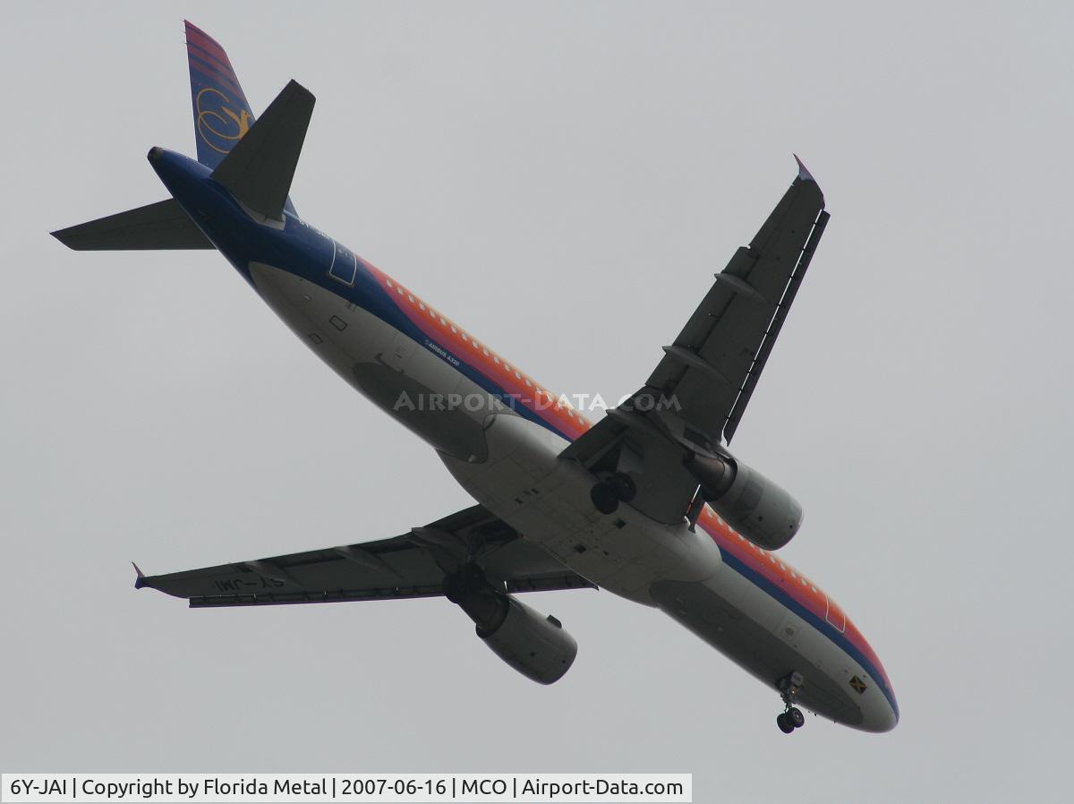 6Y-JAI, 1997 Airbus A320-214 C/N 628, Air Jamaica