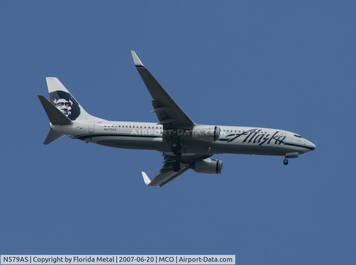 N579AS, 2007 Boeing 737-890 C/N 35187, Alaska