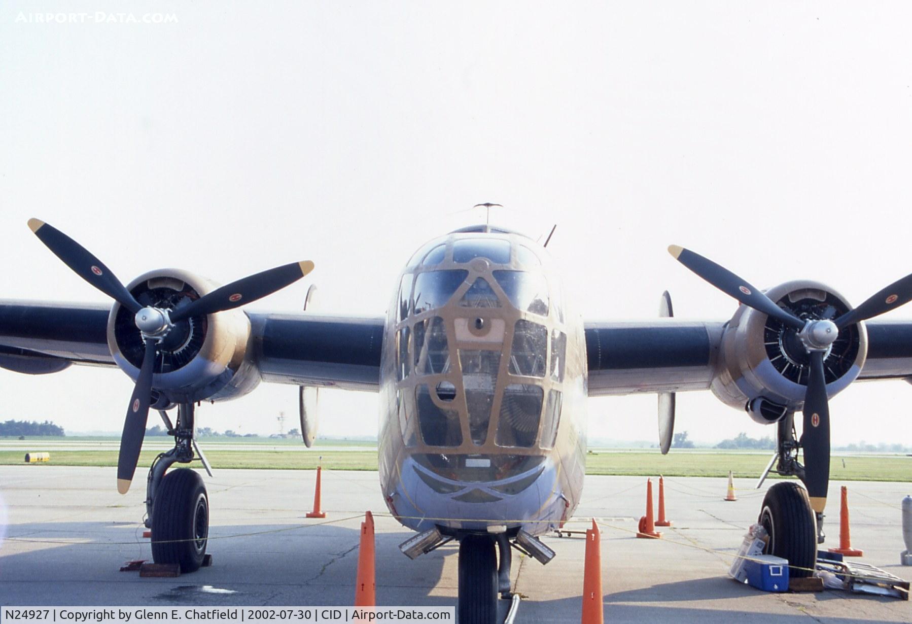 N24927, 1940 Consolidated Vultee RLB30 (B-24) C/N 18, Head-on shot