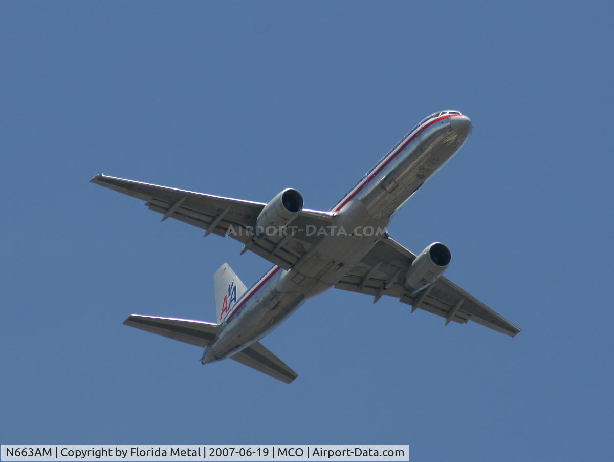 N663AM, 1992 Boeing 757-223 C/N 25297, AA