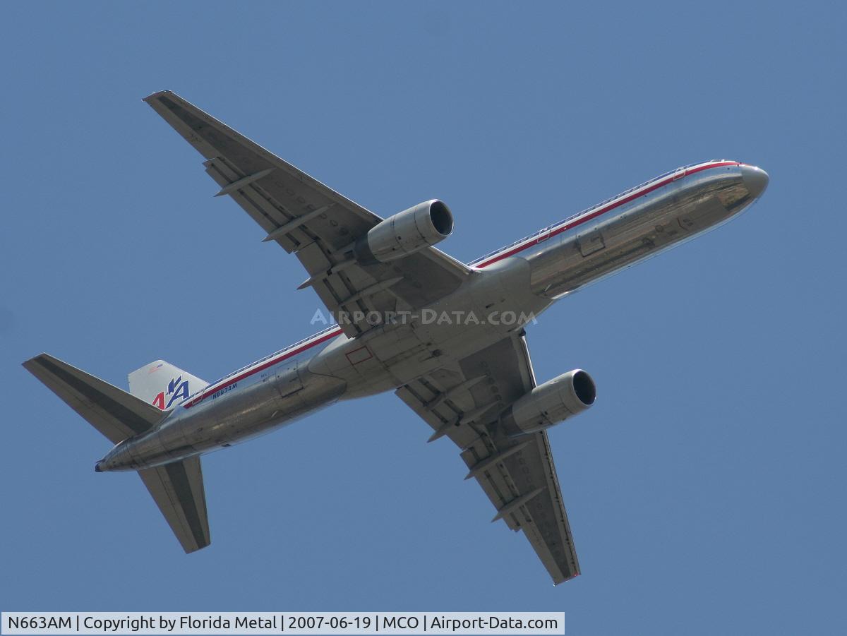 N663AM, 1992 Boeing 757-223 C/N 25297, AA
