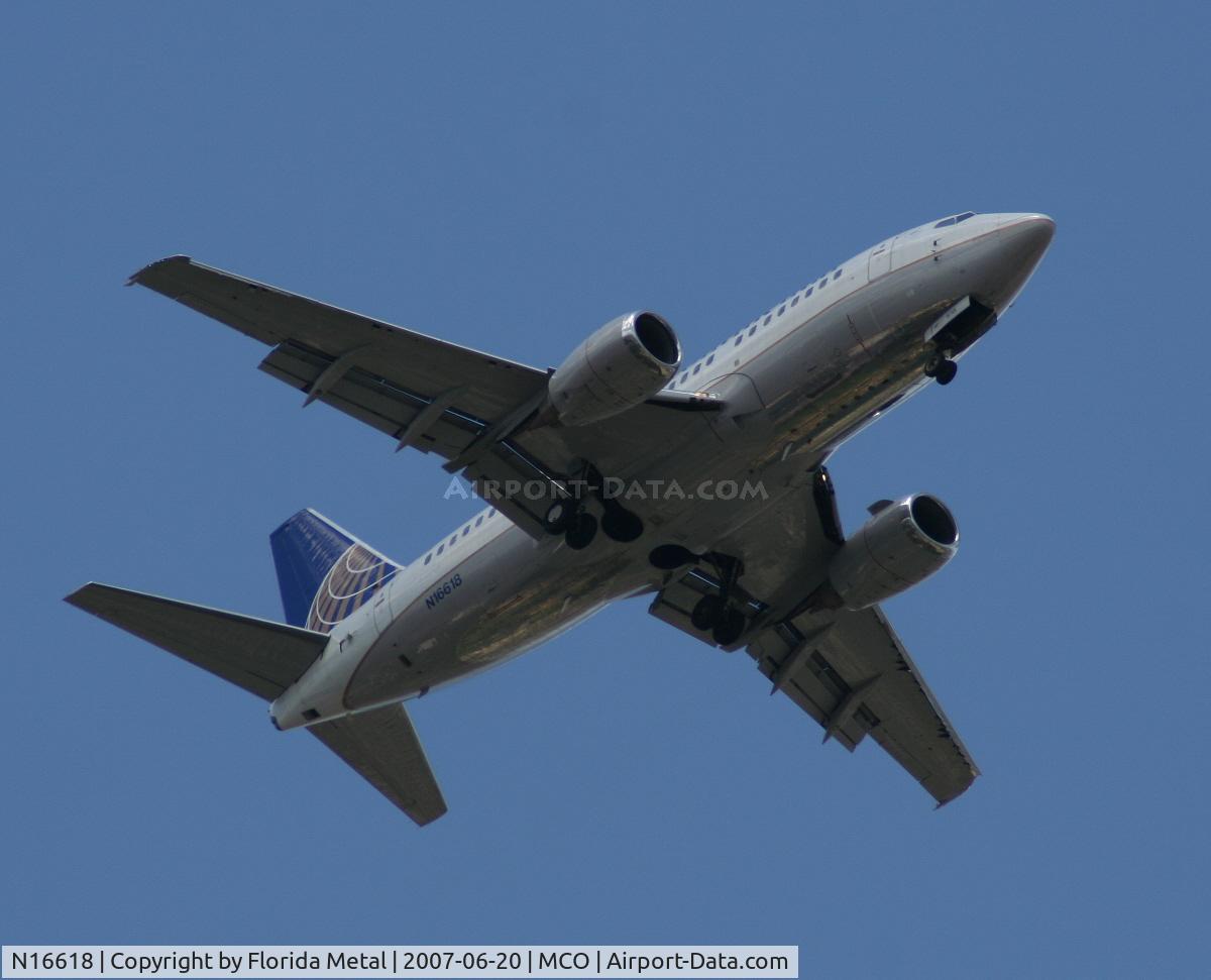 N16618, 1994 Boeing 737-524 C/N 27331, Continental