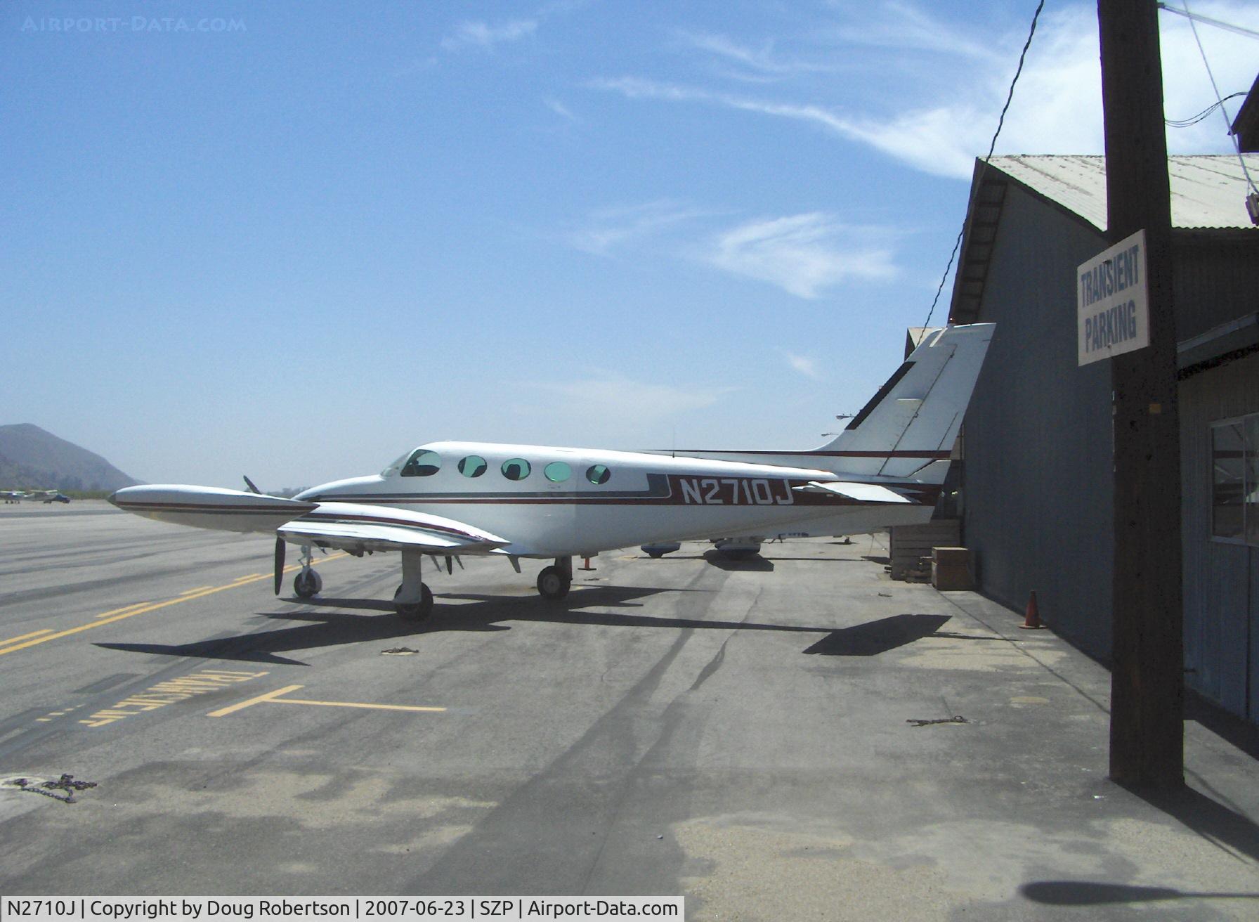 N2710J, 1979 Cessna 335 C/N 335-0043, 1979 Cessna 335, two Continental TSIO-520 300 Hp each, 6 seat light-weight unpressurized version of C340A, only 65 made