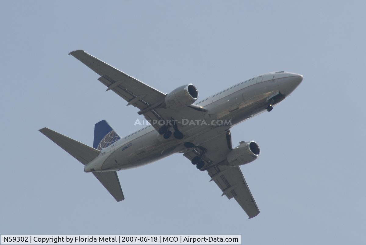 N59302, 1985 Boeing 737-3TO C/N 23353, Continental
