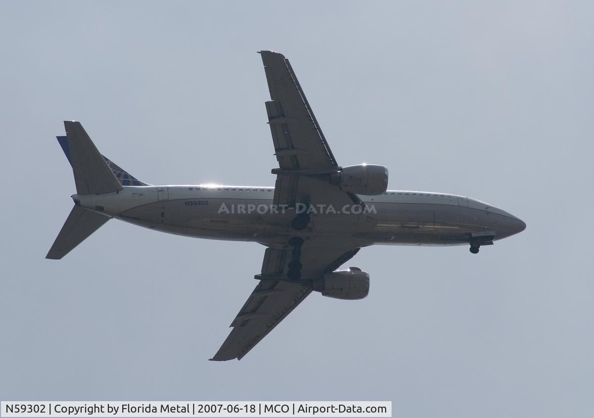 N59302, 1985 Boeing 737-3TO C/N 23353, Continental