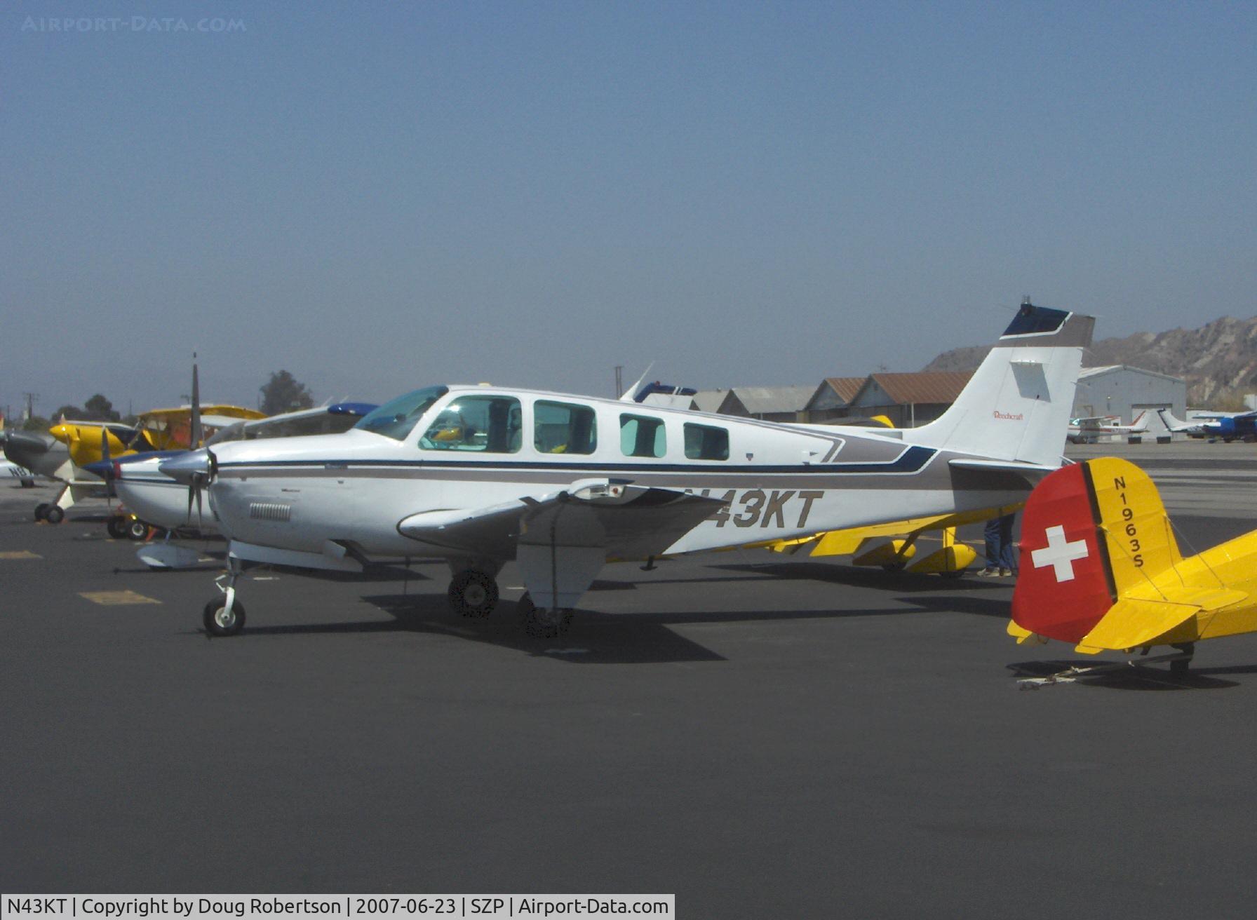 N43KT, 1993 Beech A36 Bonanza 36 C/N E-2808, 1993 Beech A36 TURBO BONANZA, Continental GTSIO-520 upgrade, 375 Hp